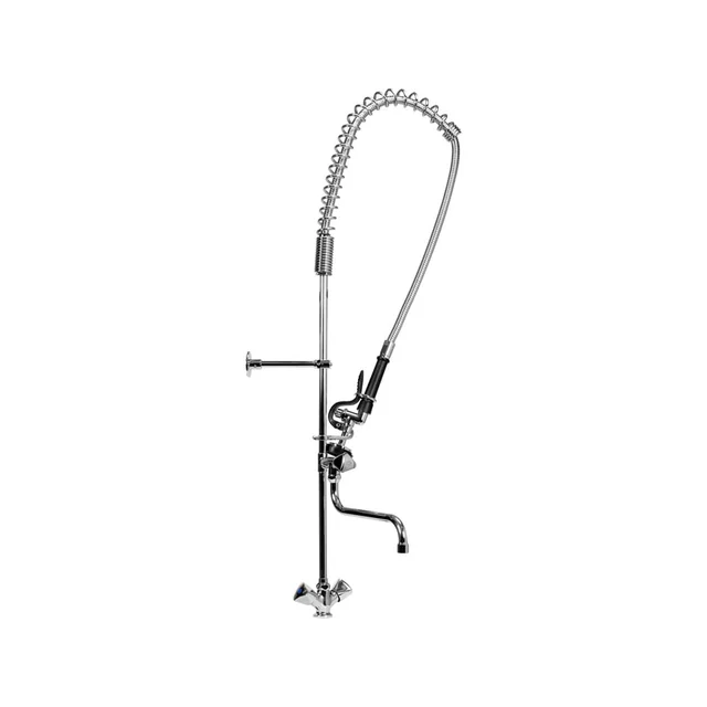 Gastronomic tap with shower head and swivel spout | YG-30701