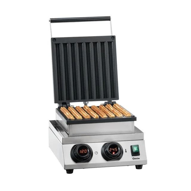 Gaufrier Professionnel Churros Appareil 230V 50°C - 300°C Bartscher