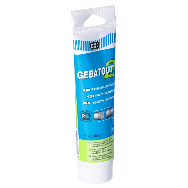 GEBATOUT 2 - Dichtpaste für Wasser- und Gasinstallationen 125g