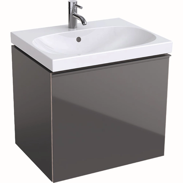 Geberit Acanto washbasin cabinet, 60 cm, Lava