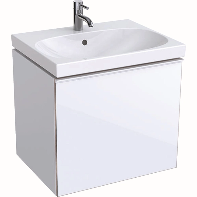 Geberit Acanto washbasin cabinet, 60 cm, White