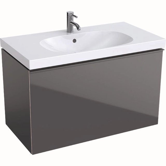 Geberit Acanto washbasin cabinet, 90 cm, Lava