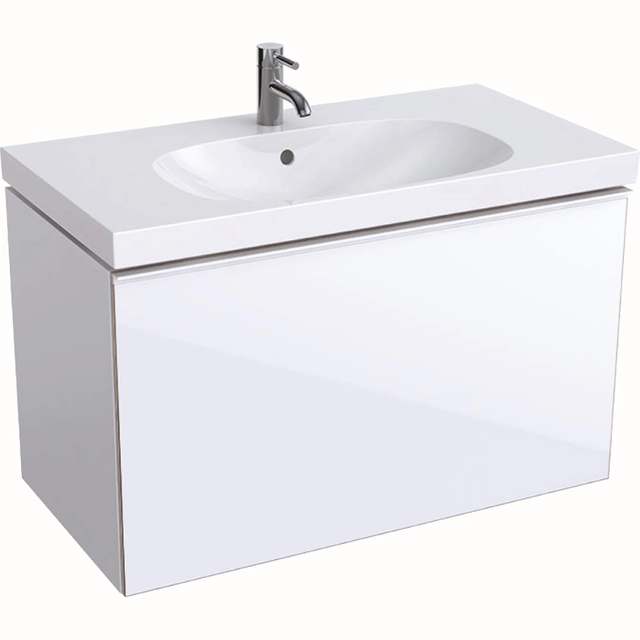 Geberit Acanto washbasin cabinet, 90 cm, White