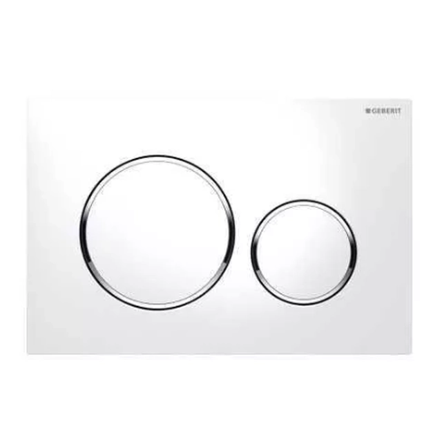 Geberit Sigma toilet button 20 white/chrome/white 115.882.KJ.1