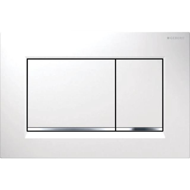 Geberit Sigma WC tipka 30 bela/krom/bela 115.883.KJ.1