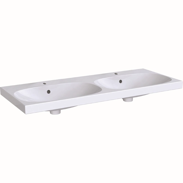 Geberit washbasin, Acanto, 120x48.2 cm, double