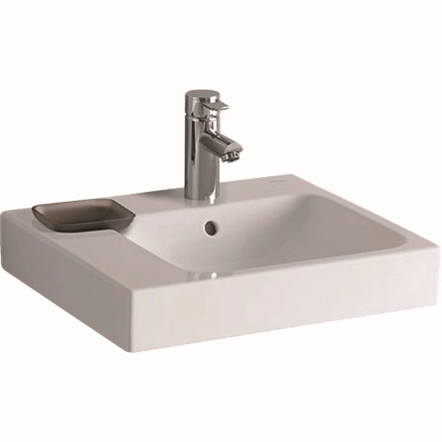 Geberit washbasin, iCon, 50x48.5 cm, built-in, left