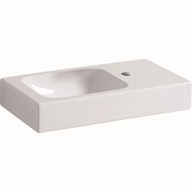 Geberit washbasin, iCon, 53x31 cm, left, without overflow