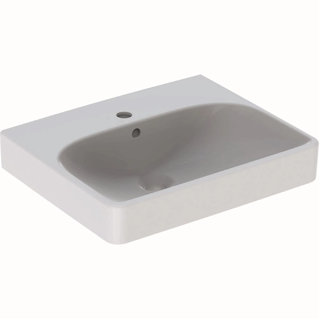 Geberit washbasin, Smyle Square, %w0/% cm