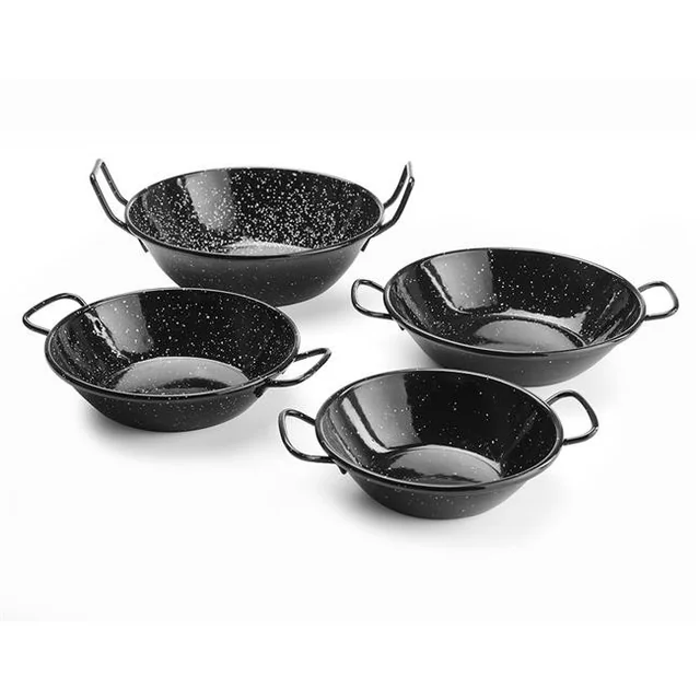 Geëmailleerde paellakom śr.145x(H)40