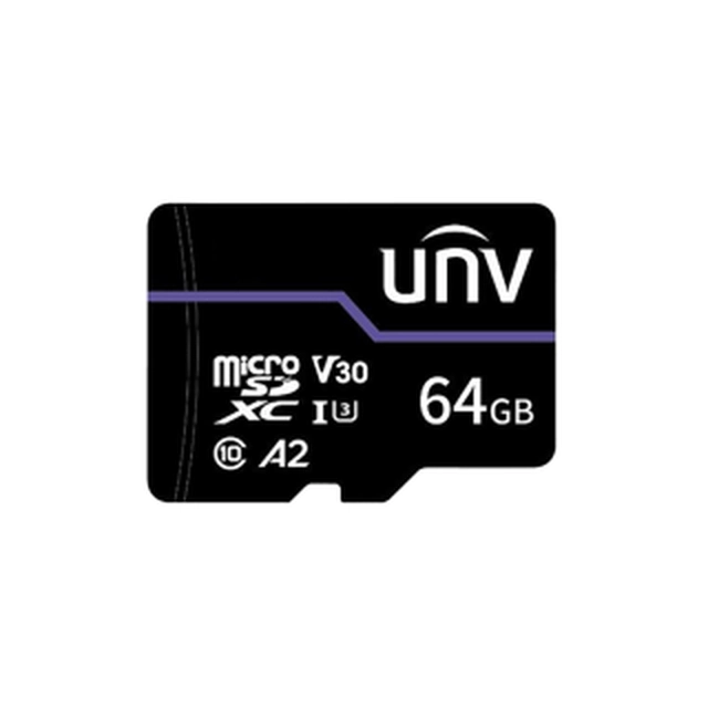 Geheugenkaart 64GB, PAARSE KAART - UNV TF-64G-T