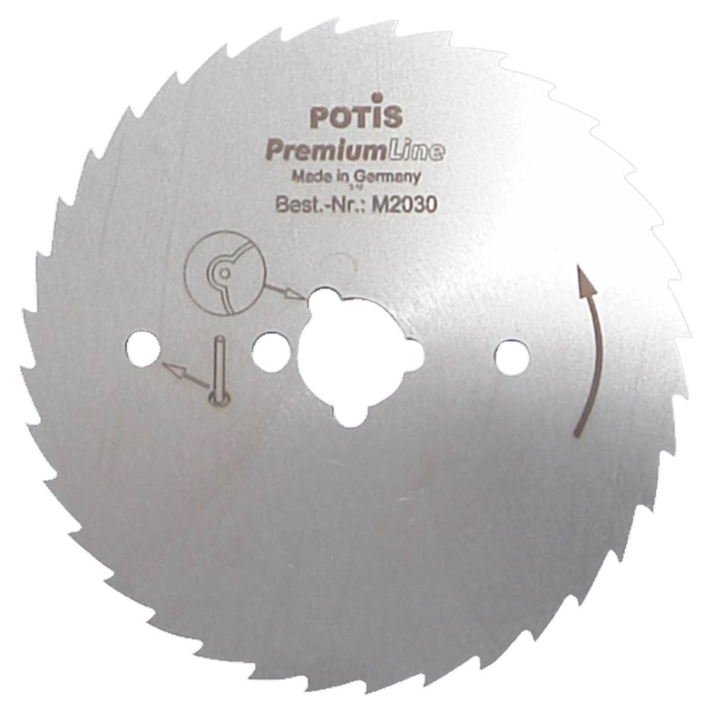 Gekarteld lemmet voor gyrosmes, kebabmes S120 Plus / S150 Plus / S180 Plus, Ø 80 mm