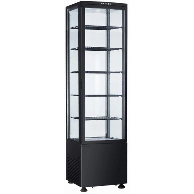 Gekoelde snoepvitrine Led Rt280-Black 270 L (Rtc287be)