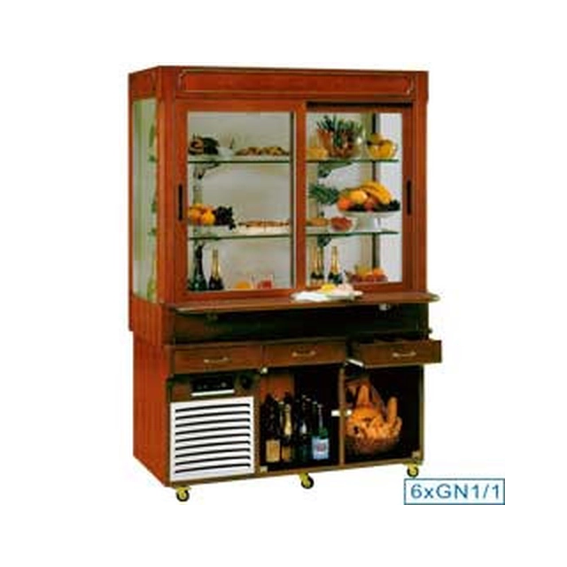 Gekoelde vitrine | rijden 940W 2066x920/1113x(H)2102mm