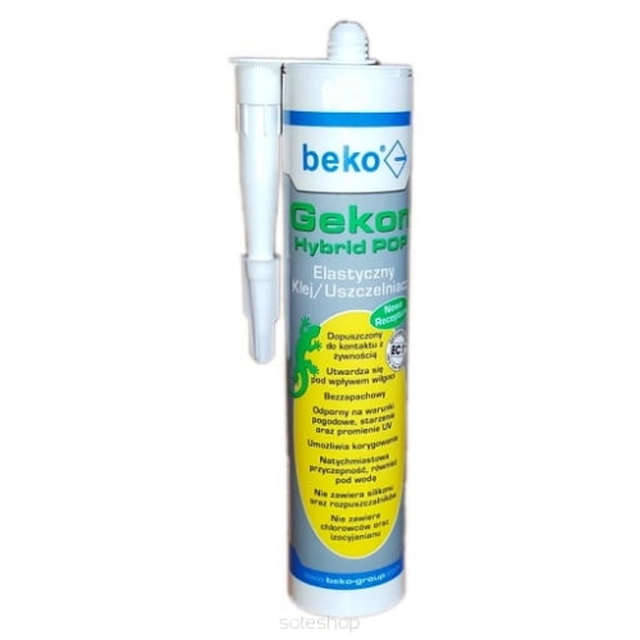 GEKON Hybrid POP black elastic sealant adhesive BEKO 310 ml