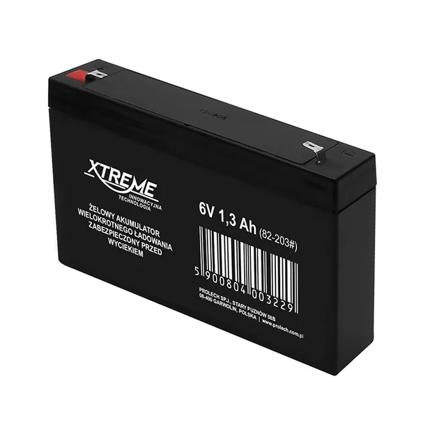 Gel battery 6V 1.3Ah XTREME