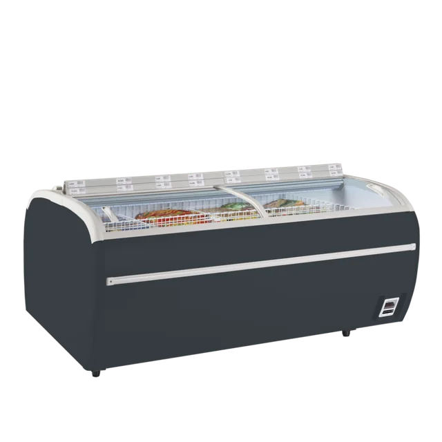 Geladeira/freezer de supermercado TWIN antracite 220A-CF