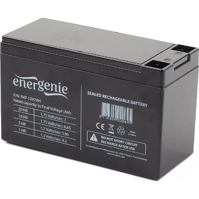 Gembird Battery 12V/7Ah (BAT-12V7AH)