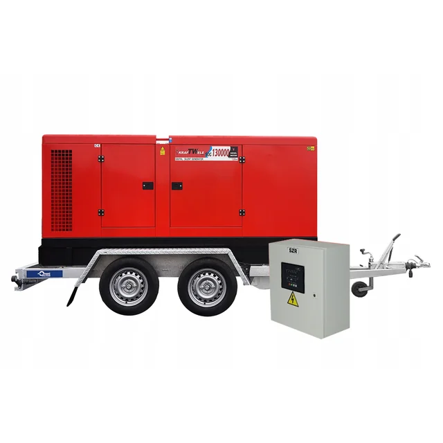 GENERADOR 130KVA REMOLQUE ATS SILENCIADO