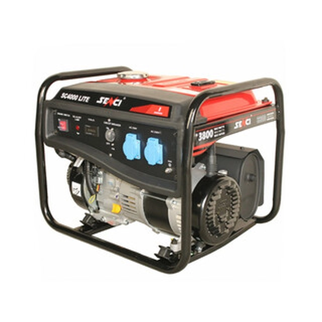 Generador monofásico de gasolina Senci SC-4000 Lite 3,8 kVA | AVR