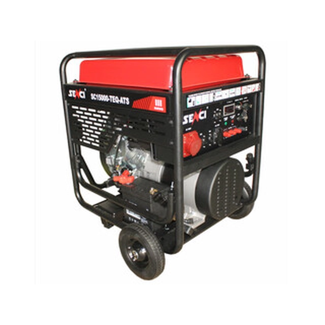 Generador monofásico gasolina Senci SC-15000-EVO 16,25 kVA | AVR