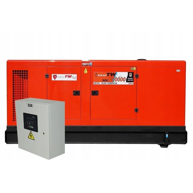 GÉNÉRATEUR GÉNÉRATEUR SILENCIÉ 200KVA ATS