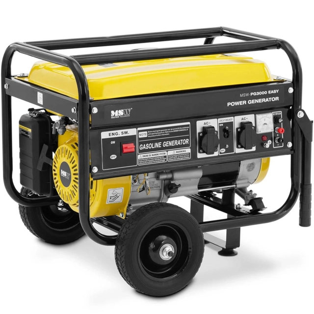 Generator de putere generator de putere cu pornire electrică manuală 15 l 12/230 V 3000 W