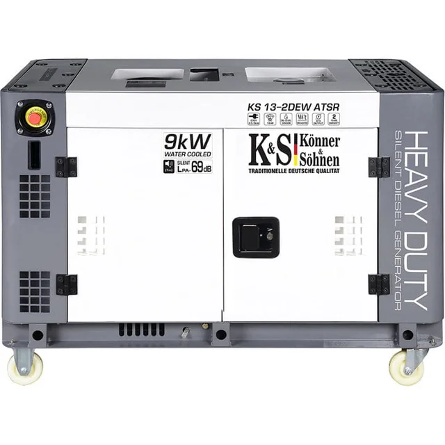 Генератор DIMAX KS 13-2DEW ATSR 9,0/8,5KW 1F