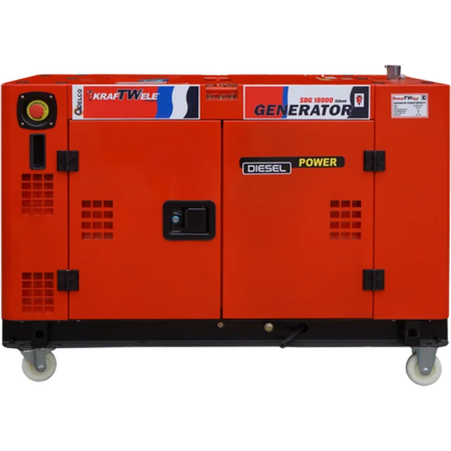 GENERATOR GENERATOR 18 KVA 3F dæmpet