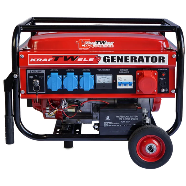 GENERATOR GENERATOR 3,5KW HANDLE WHEELS