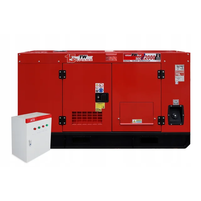 GENERATORE GENERATORE SILENZIATO 22kVA ATS