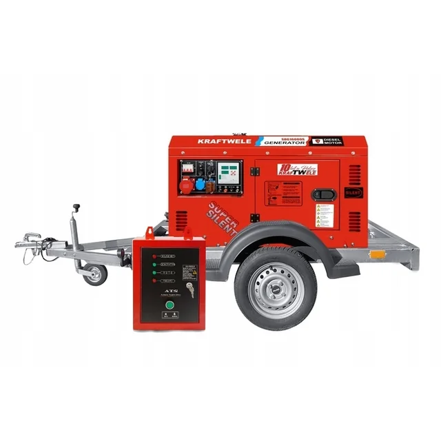 GENERATORIAUS GENERATORIAUS 16kVA ATS TRAILER