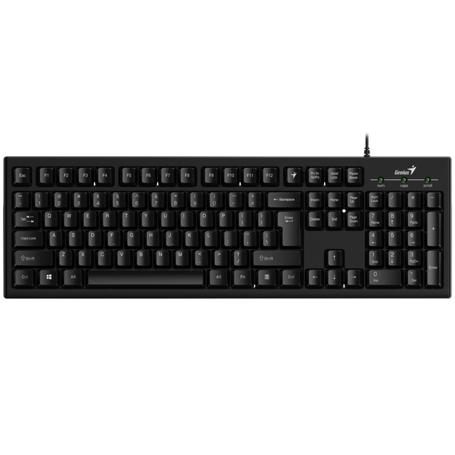 GENIUS keyboard Smart KB-100 / Wired / USB / black / CZ + SK layout / SmartGenius App