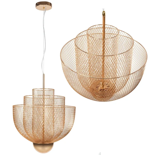 Genombruten taklampa APP888-CP Rose Gold