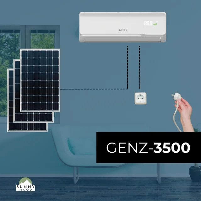 GenZ hibrīda gaisa kondicionētājs 3,5KW