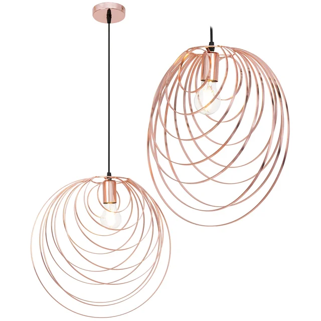 GEOMETRICKÁ STROPNÍ LAMPA APP427-1CP Rose Gold