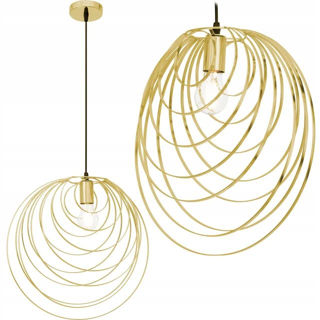 GEOMETRISK LOFTSLAMPE APP428-1CP Guld