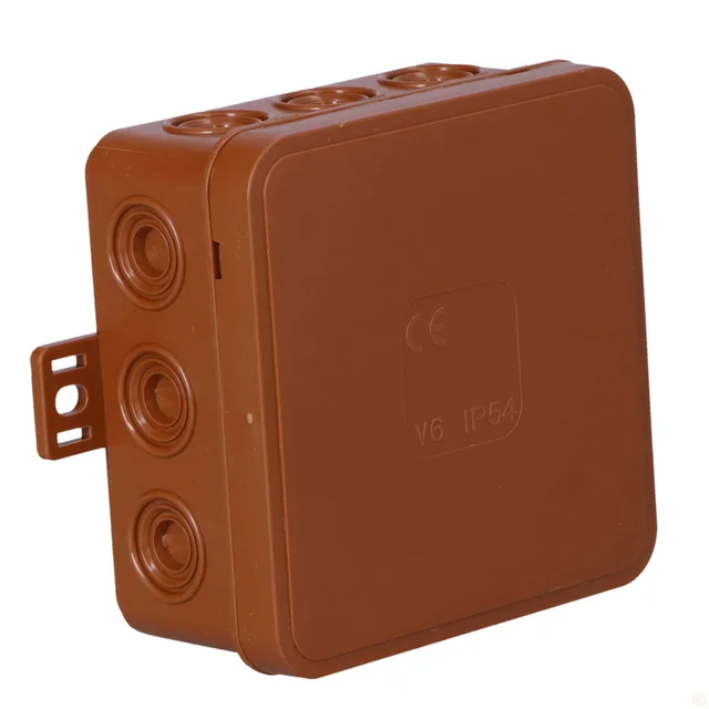 Герметична коробка V6 термореактивна IP54 brown-click 85x85x41 ОНЛАЙН