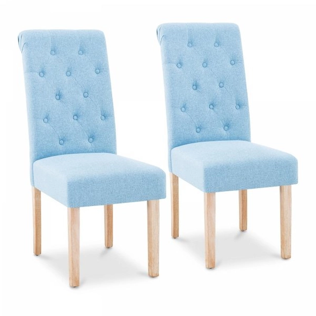 Gestoffeerde stoel - blauw - 2 st.Van &amp; Starck 10260168 STAR_CON_60