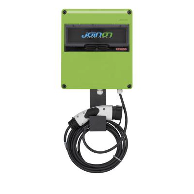 Gewiss JOINON NEW EASY 7.4 kW single-phase charging station with 5-meter cable and type2 plug
