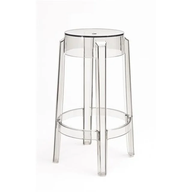 Ghost transparent stool 75cm