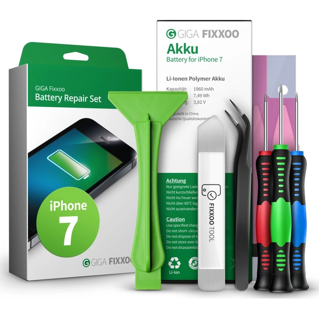 Giga Fixxoo iPhone akumuliatoriaus keitimo rinkinys 7