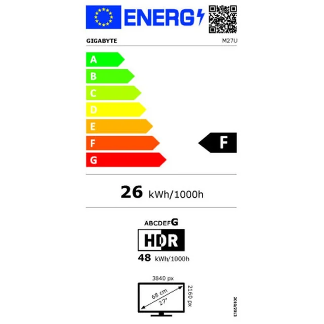 Gigabaito žaidimų monitorius M27U-EK