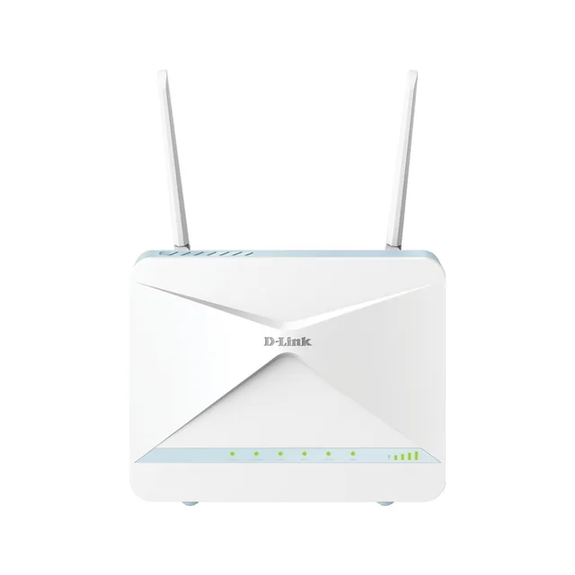 Gigabitowy router bezprzewodowy D-LINK G416 Eagle Pro AI AX1500, Wi-Fi 6, Dwuzakresowy 1201 + 300 Mbps, 4G LTE, biały