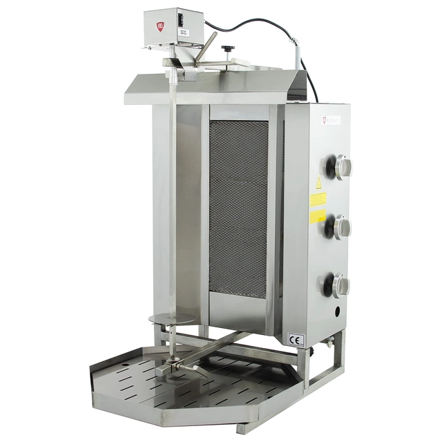 Giroscopi | griglia per kebab a gas | Bruciatori 3 | batch a 40kg | RQ32463