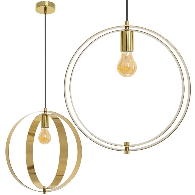 GLAMOR HANGING CEILING LAMP APP961-1CP Gold