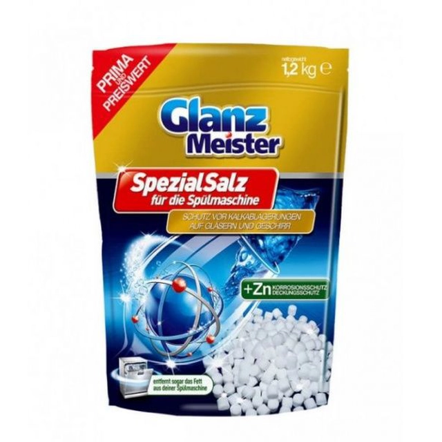 Glanz Meister dishwasher salt + Zinc 1.2kg