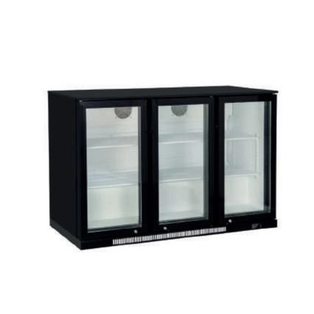 GLASIERTE BAR-Vitrine 3-DRZWIOWA 303L INVEST HORECA DBQ300LO DBQ300LO