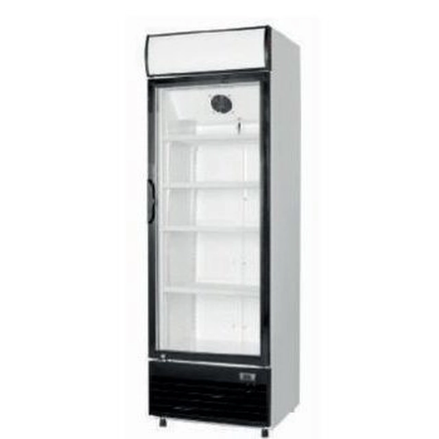 GLASIERTER KÜHLSCHRANK 352L BELEUCHTETER INVEST HORECA SITE LG-352DF LG-352DF