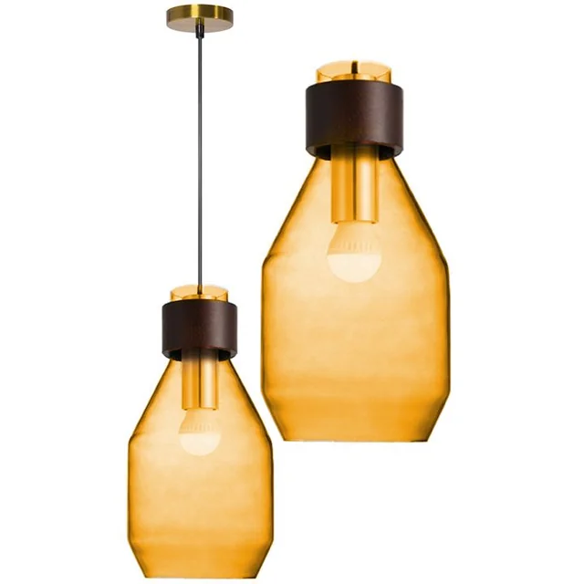 Glasloftslampe APP434-1CP orange